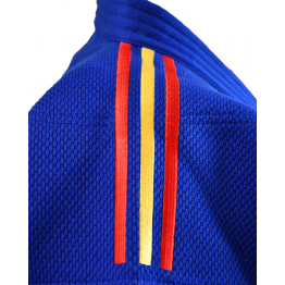 Judogi adidas Champion III PrimeGreen Slim Fit IJF azul