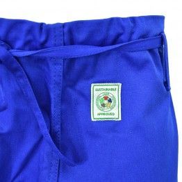 Judogi adidas Champion III PrimeGreen Slim Fit IJF azul