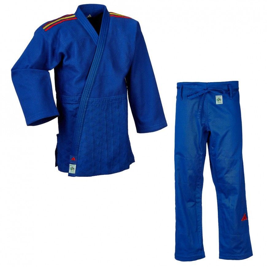 Judogi adidas Champion III PrimeGreen IJF azul (b/españa)