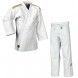Judogi adidas Champion III PrimeGreen Slim Fit IJF blanco
