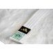 Judogi adidas Champion III PrimeGreen Slim Fit IJF blanco
