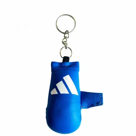 Llavero Mini guantilla karate adidas azul