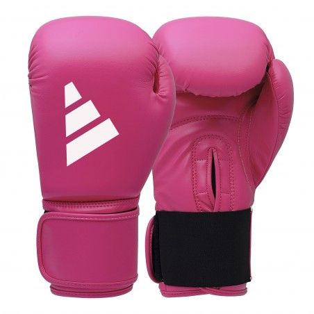 Guantes de boxeo adidas Speed 50 (magenta/blanco)