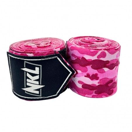Venda de boxeo NKL camuflaje rosa