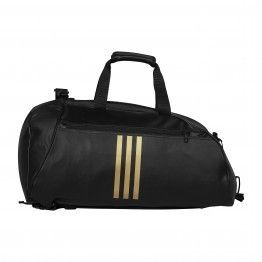 Bolsa adidas "conv.2 en 1" p.u. negro/dorado