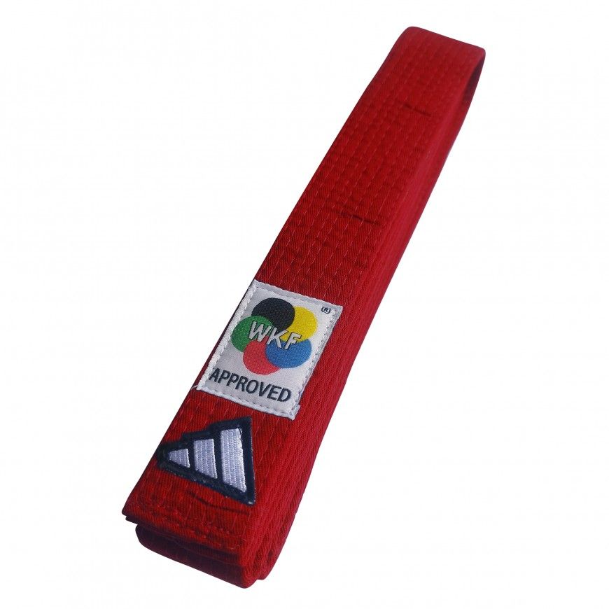 Cinturón adidas Elite WKF 45 mm (rojo)