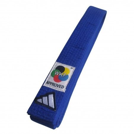 Cinturón adidas Elite WKF 45 mm (azul)