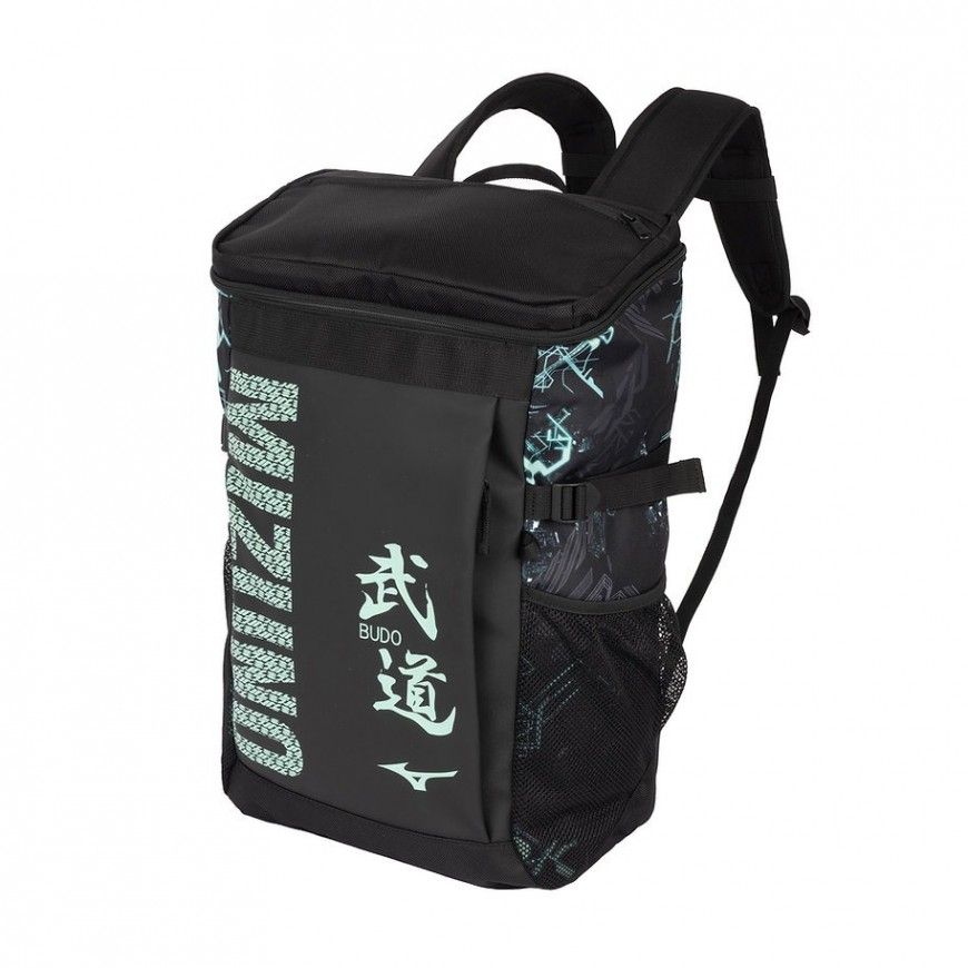 Mochila mizuno budo japan negro/verde
