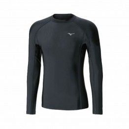 Camiseta negra mizuno biogear LS hombre negra