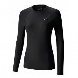 Camiseta negra mizuno biogear LS mujer