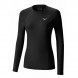 Camiseta negra mizuno biogear LS mujer