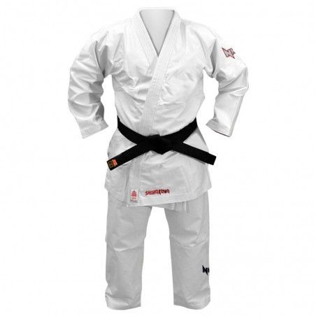 Kimono de JiuJitsu NKL Shirakawa blanco (16oz.)
