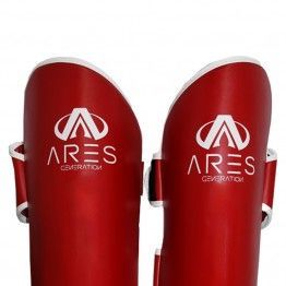 Espinilleras NKL P.U. Ares (rojo/blanco)