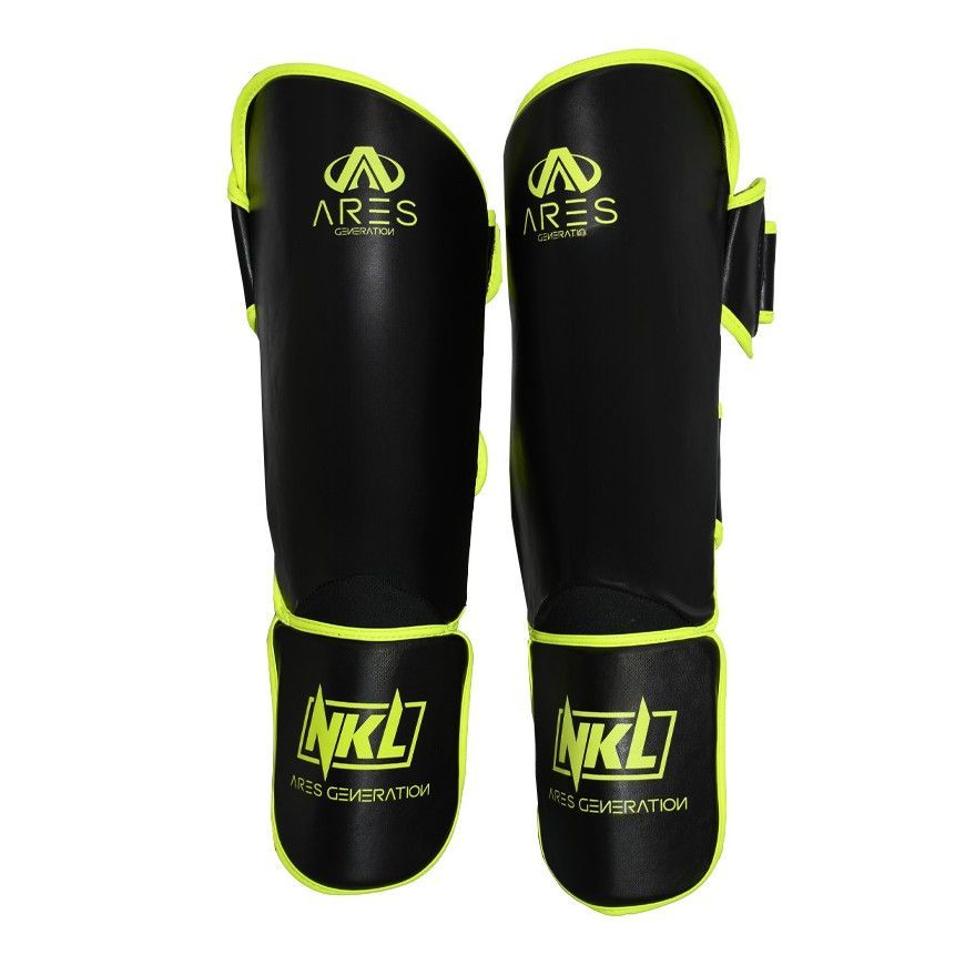 Espinilleras NKL P.U. Ares (negro/verde)