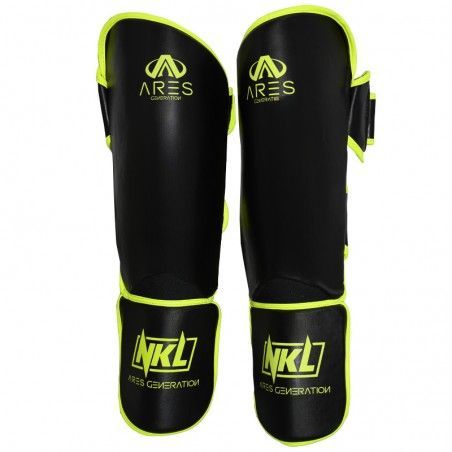Espinilleras NKL P.U. Ares (negro/verde)