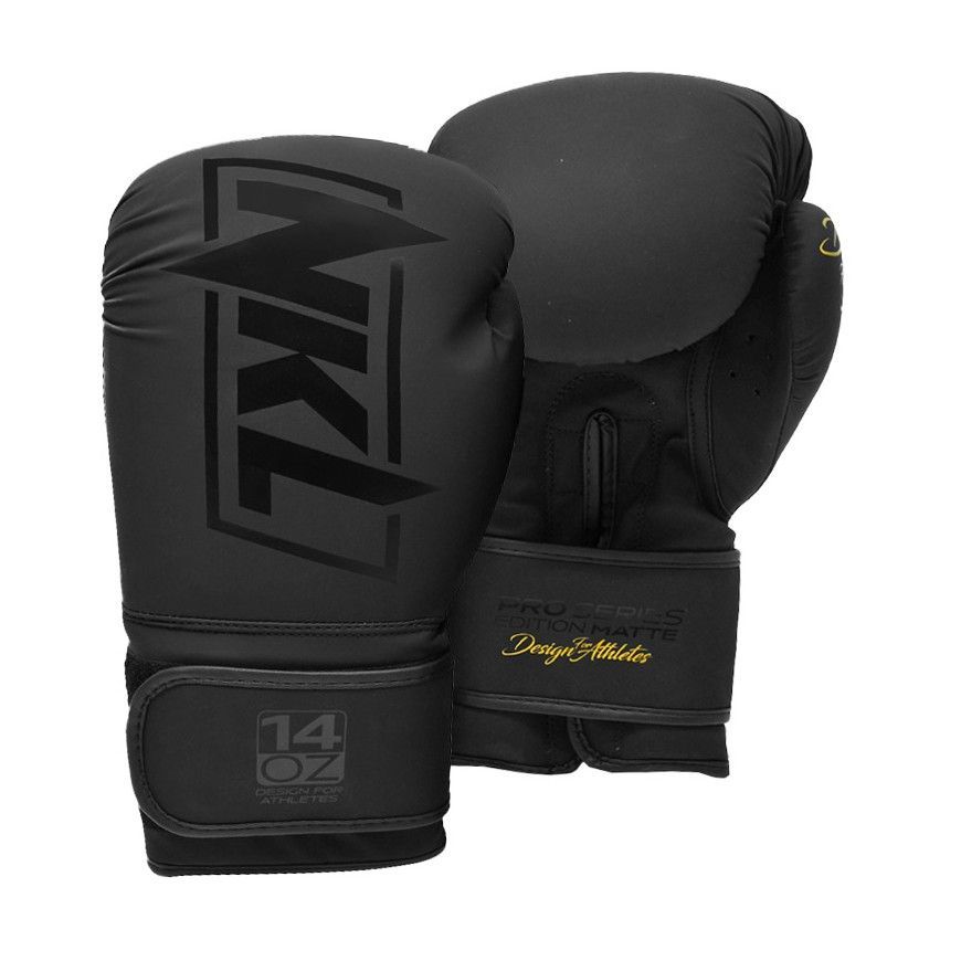 Guantes de boxeo NKL Pro Series (mate negro)