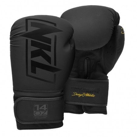 Guantes de boxeo NKL Pro Series (mate negro)