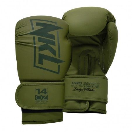 Guantes de boxeo NKL Pro Series (mate verde)