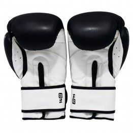 Guantes de boxeo NKL Ares (negro/blanco)