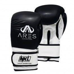 Guantes de boxeo NKL Ares (negro/blanco)