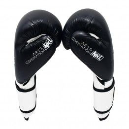Guantes de boxeo NKL Ares (negro/blanco)
