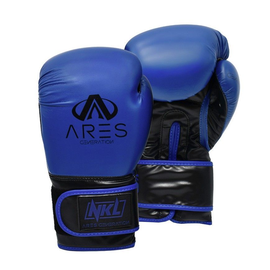 Guantes de boxeo NKL Ares (azul/negro)