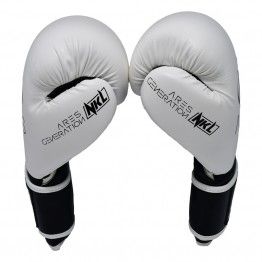 Guantes de boxeo NKL Ares (blanco/negro)