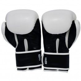 Guantes de boxeo NKL Ares (blanco/negro)
