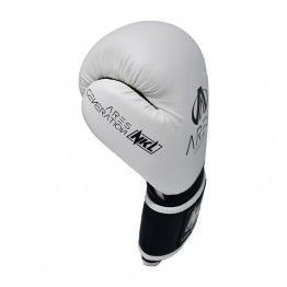 Guantes de boxeo NKL Ares (blanco/negro)