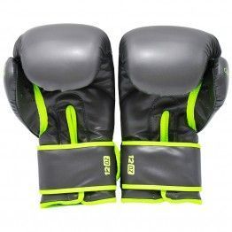 Guantes de boxeo NKL Ares (gris/verde)