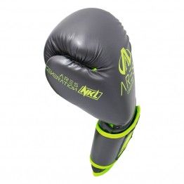 Guantes de boxeo NKL Ares (gris/verde)