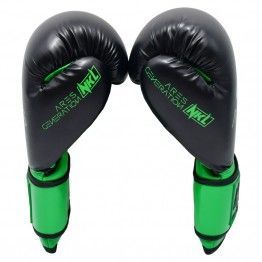 Guantes de boxeo NKL Ares (negro/verde