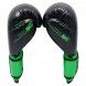 Guantes de boxeo NKL Ares (negro/verde