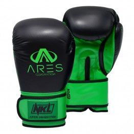 Guantes de boxeo NKL Ares (negro/verde