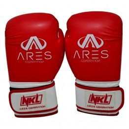 Guantes de boxeo NKL Ares (rojo/blanco)