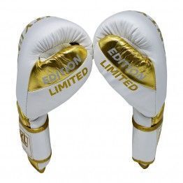 Guantes de boxeo NKL Ninety (blanco/dorado)