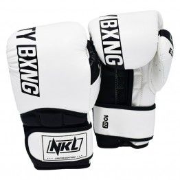 Guantes de boxeo NKL Ninety (blanco/negro)