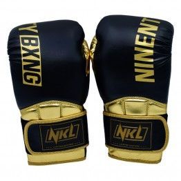 Guantes de boxeo NKL Ninety (negro/dorado)