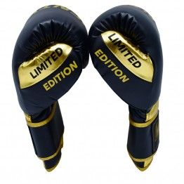 Guantes de boxeo NKL Ninety (negro/dorado)