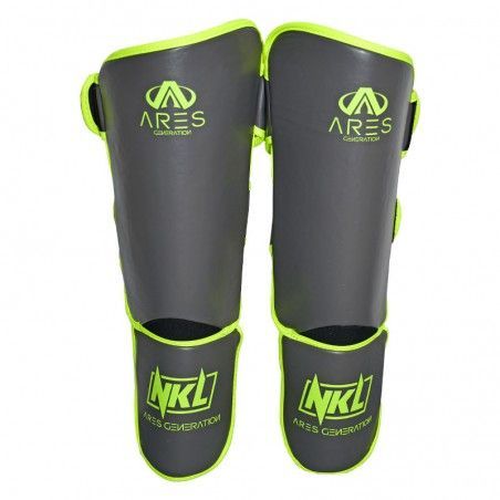 Espinilleras NKL P.U. Ares (gris/verde)
