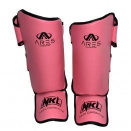 Espinilleras NKL P.U. Ares (rosa/negro)