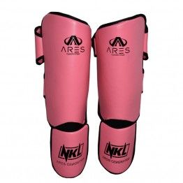 Espinilleras NKL P.U. Ares (rosa/negro)