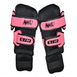 Espinilleras NKL P.U. Ares (rosa/negro)