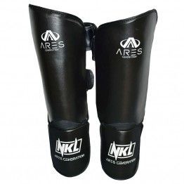 Espinilleras NKL P.U. Ares (negro/blanco)