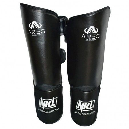 Espinilleras NKL P.U. Ares (negro/blanco)