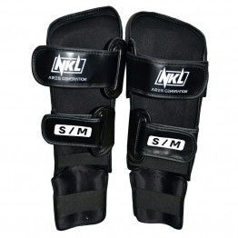 Espinilleras NKL P.U. Ares (negro/blanco)