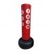Saco de pie c/números para golpeo 195cm (rojo)