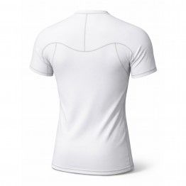 Rashguard manga corta adidas (BLANCO)