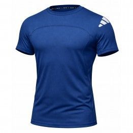 Rashguard manga corta adidas (AZUL)