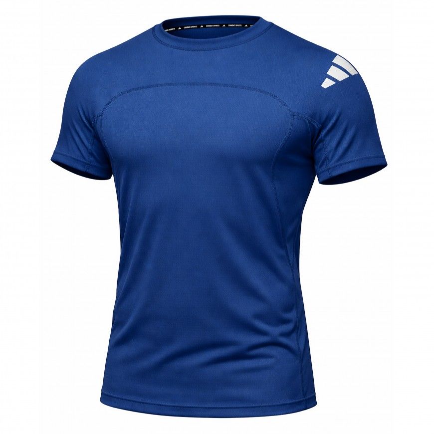 Rashguard manga corta adidas (AZUL)